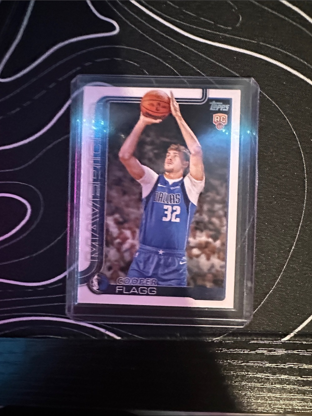 Topps Dallas Blue Basketball Rookie Card
